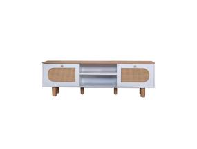 TV laud Bohem - White, Oak