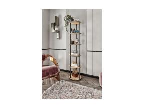 Bookcase 6 Layer Round - Oak