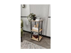 Bookcase 3 Tiers Square - Oak