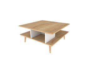 Kohvilaud Akya - Oak, White