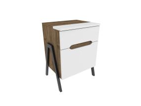 Neva - Walnut, White