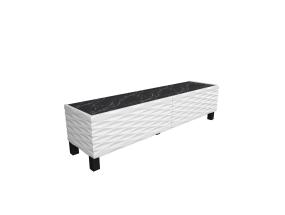 TV laud Lerze - White, Black