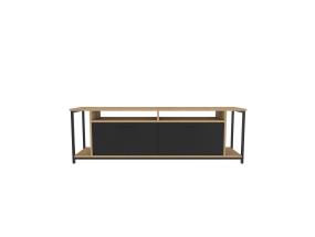 TV laud Omar - Oak, Black