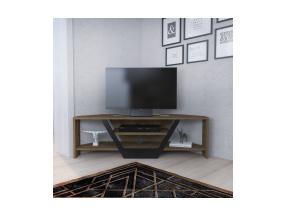 TV laud Sares - Oud Oak, Black