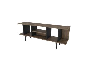TV laud Akya - Walnut, Black