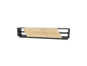 TV laud Rhodes - Anthracite, Oak