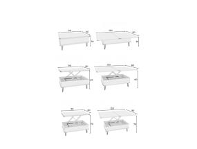 Kohvilaud Dy Ada - Antique White