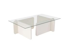 Kohvilaud Flavio - Wooden White