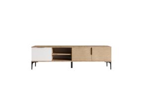 TV laud Tarz - White, Oak
