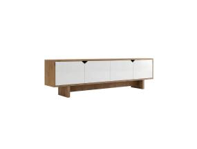 TV laud Mete - Oak, White