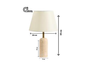 Laud Kumas Sapkalı Traverten