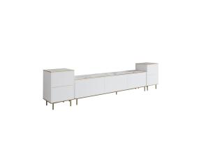 TV laud Imaj - Marble, White