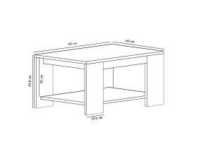 Kohvilaud Lina - White