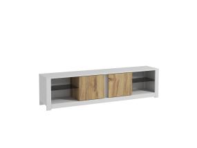 TV laud Aydos - White, Oak