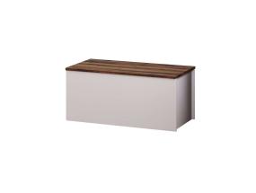 Florya - White, Rustic Walnut