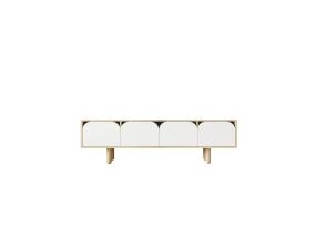 TV laud Lazio - Sapphire Oak, White