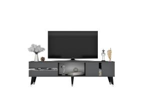 TV laud Vania - Anthracite, Silver