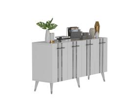 Asel - White, Silver