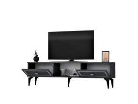 TV laud Nil - Anthracite, Silver