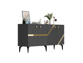 Iris - Anthracite, Gold