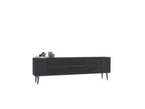 TV laud Retrol3 - Anthracite, Silver