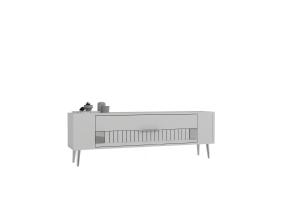 TV laud Retrolp4 - White, Silver