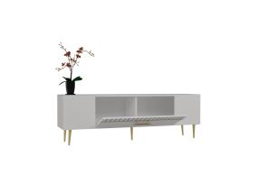 TV laud Dekolp1 - White, Gold