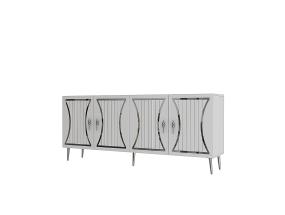 Tean - White, Silver