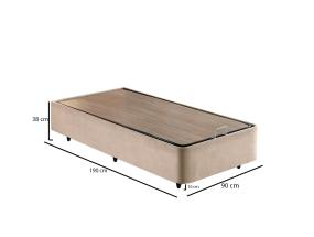 Ela Single - Light Brown (90 x 190)