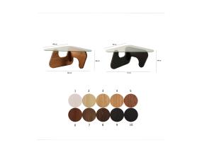 Mööblikomplekt lauad Freya - Black, Chesnut