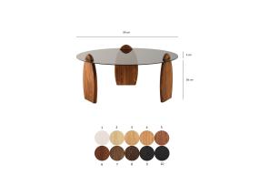 Kohvilaud Surf - Chesnut, Fume