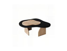 Kohvilaud Melted - Black, Sapphire Oak