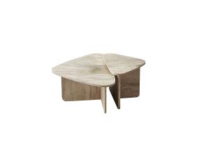 Kohvilaud Ballare Set - Travertine