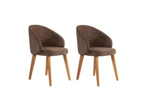 Mööblikomplekt toolid Bentley - Brown, Dark Oak