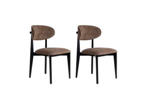 Mööblikomplekt toolid Lionte - Brown, Black