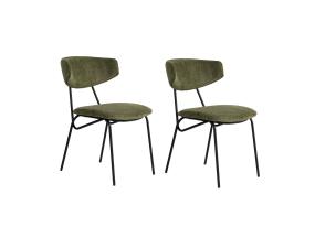 Mööblikomplekt toolid Nancy - Green, Black