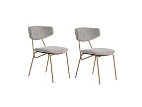 Mööblikomplekt toolid Nancy - Grey, Gold