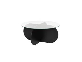 Kohvilaud Aeris - Wood Black, Transparent