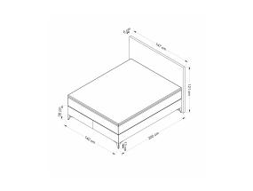 Abella 140 x 200 - Grey