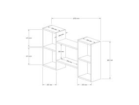 Bambi - White, Walnut
