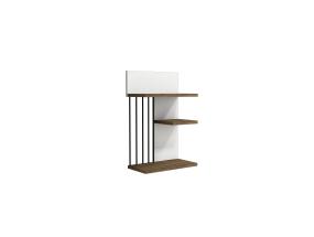 Nezma - White, Walnut