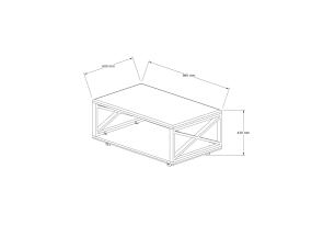 Kohvilaud Yuso - Walnut