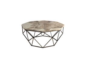 Kohvilaud Diamond - White Marble