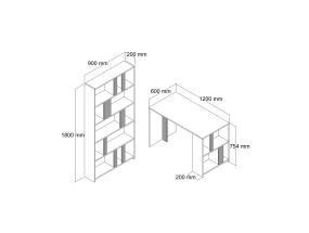 Lima - White, Black Marble