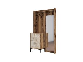 Berlin BC - Walnut, White Marble