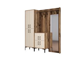 Berlin ABC - Walnut, Cream