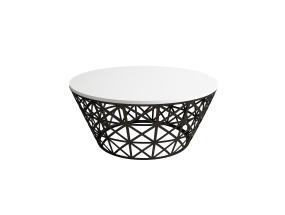 Kohvilaud Stil Metal Ferforje - White