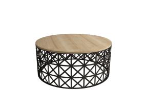 Kohvilaud Selin Metal Ferforje - Oak