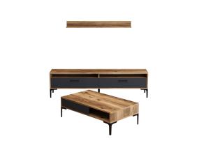 Istanbul - Walnut, Anthracite