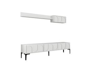 TV laud Lyon 2 - White, Black